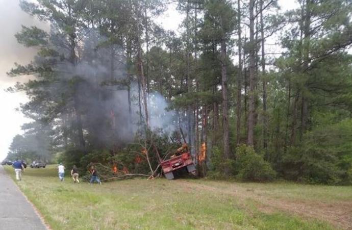 Truck Accident near Vernon Parish